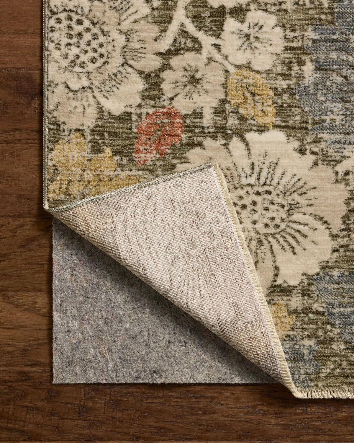 Eileen ELE-03 Olive / Multi Area Rug by Loloi