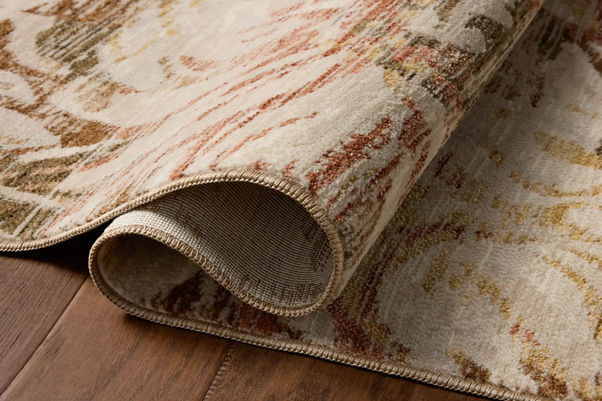 Eileen ELE-04 Natural / Spice Area Rug by Loloi