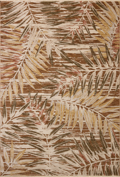 With earthy and warm natural hues and botanical styling, the Eileen ELE-05 Earth / Natural Area Rug is a power-loomed polypropylene and polyester area rug that elevates any room