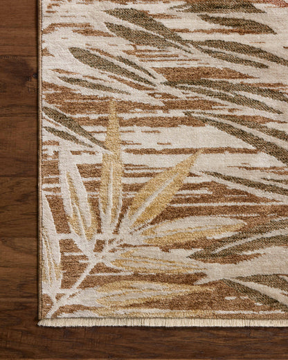 With earthy and warm natural hues and botanical styling, the Eileen ELE-05 Earth / Natural Area Rug is a power-loomed polypropylene and polyester area rug that elevates any room