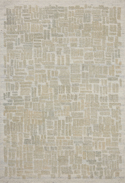 The Elias ELA-01 Pebble / Sage Area Rug delivers subtle pebble and calming sage beauty and graphic and high-low textured elegance in a hand-tufted wool area rug