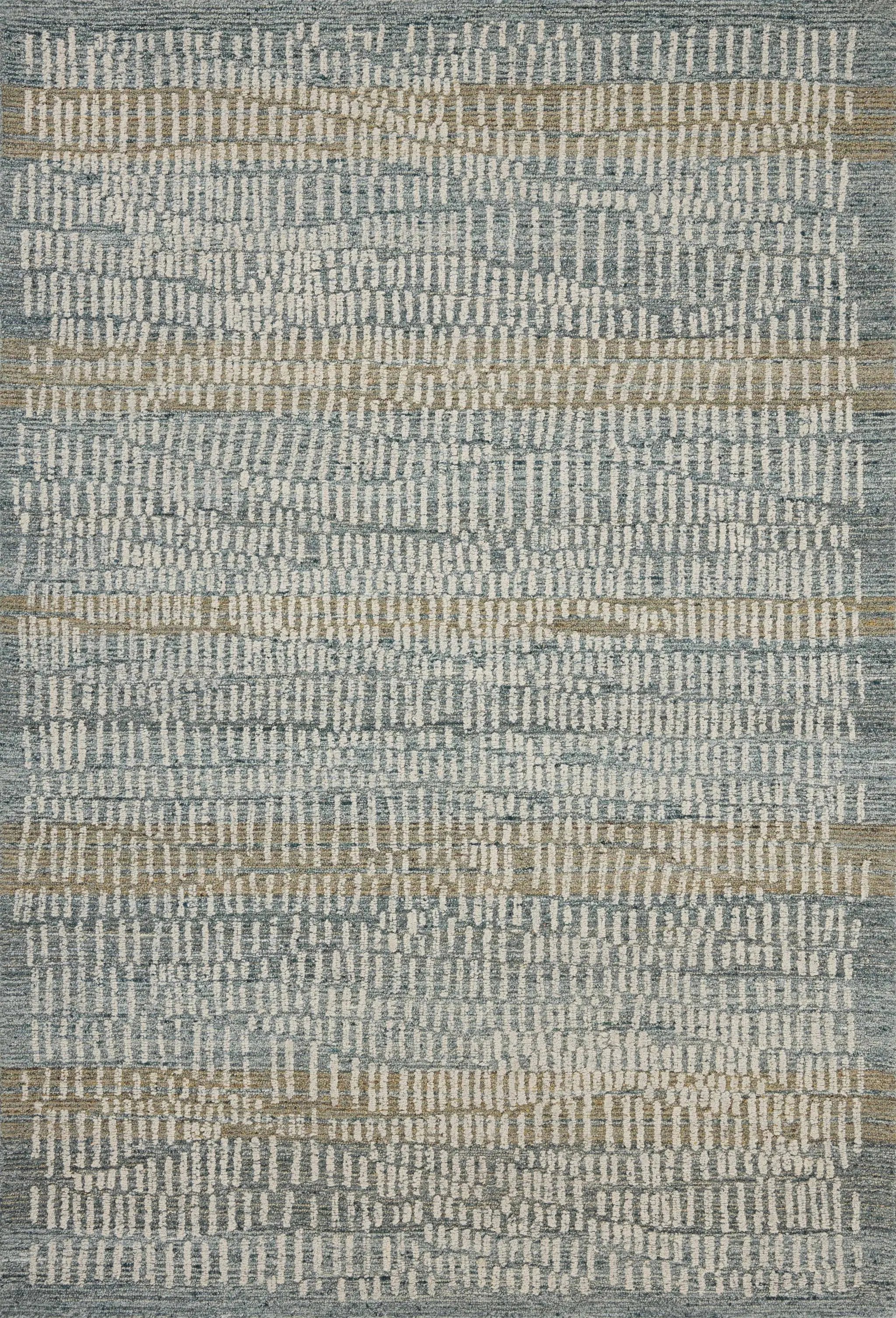 Elias ELA-02 Ocean / Oatmeal Area Rug by Loloi