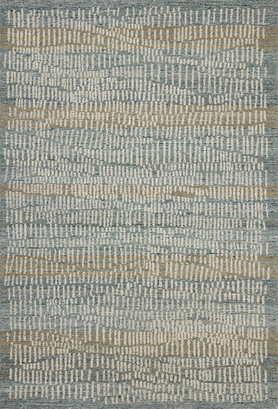 Elias ELA-02 Ocean / Oatmeal Area Rug by Loloi