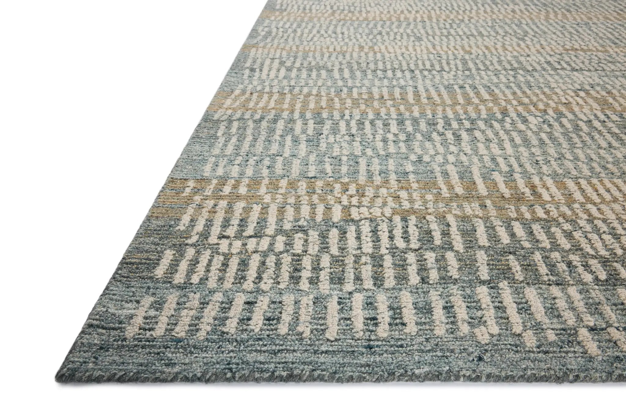 Elias ELA-02 Ocean / Oatmeal Area Rug by Loloi