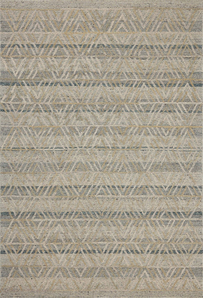 Rich in misty and warm natural hues with graphic and high-low textured detail, the Elias ELA-04 Fog / Natural Area Rug is a hand-tufted wool area rug built for style and comfort