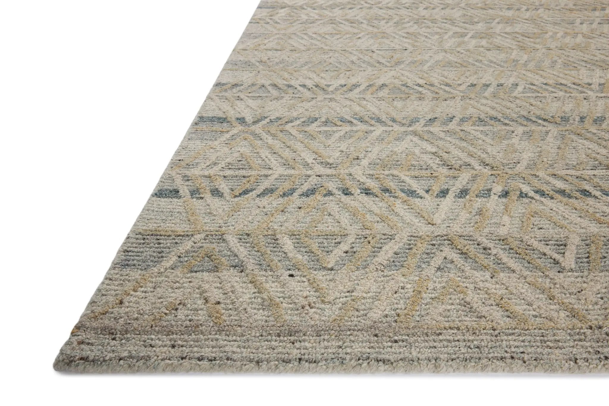 Elias ELA-04 Fog / Natural Area Rug by Loloi
