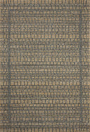 The Elias ELA-05 Wheat / Charcoal Area Rug offers golden wheat and deep charcoal sophistication and graphic and high-low textured charm in a hand-tufted wool area rug