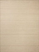 The Elma ELM-01 Bone Area Rug blends bone tones and striped motifs into a hand-woven wool and cotton area rug with timeless appeal