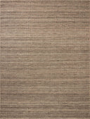 A stunning hand-woven wool and cotton area rug with striped detail, the Elma ELM-01 Bark Area Rug features grounded bark tones for a polished look