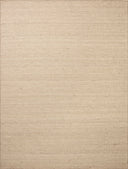 Designed with striped artistry in warm natural hues, the Elma ELM-01 Natural Area Rug is a hand-woven wool and cotton area rug that stands out