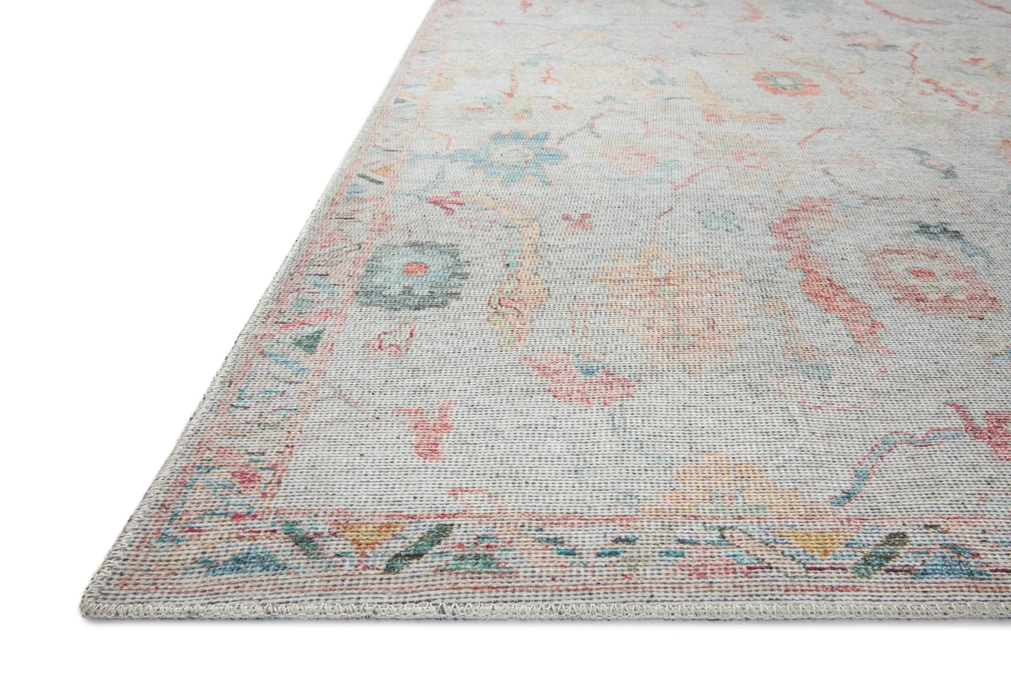 Elysium ELY-01 Pebble / Multi Area Rug by Loloi