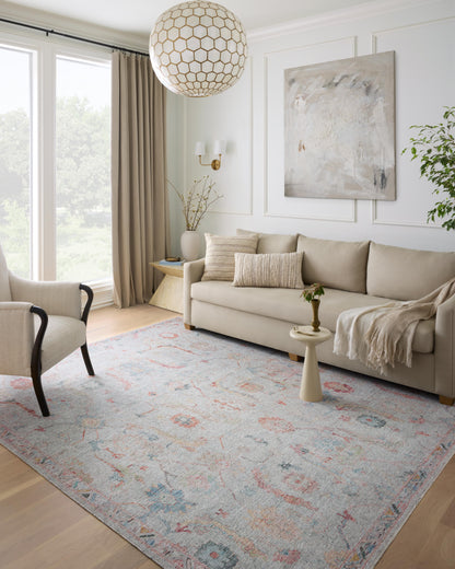 Loloi Elysium ELY-01 Pebble / Multi Area Rug