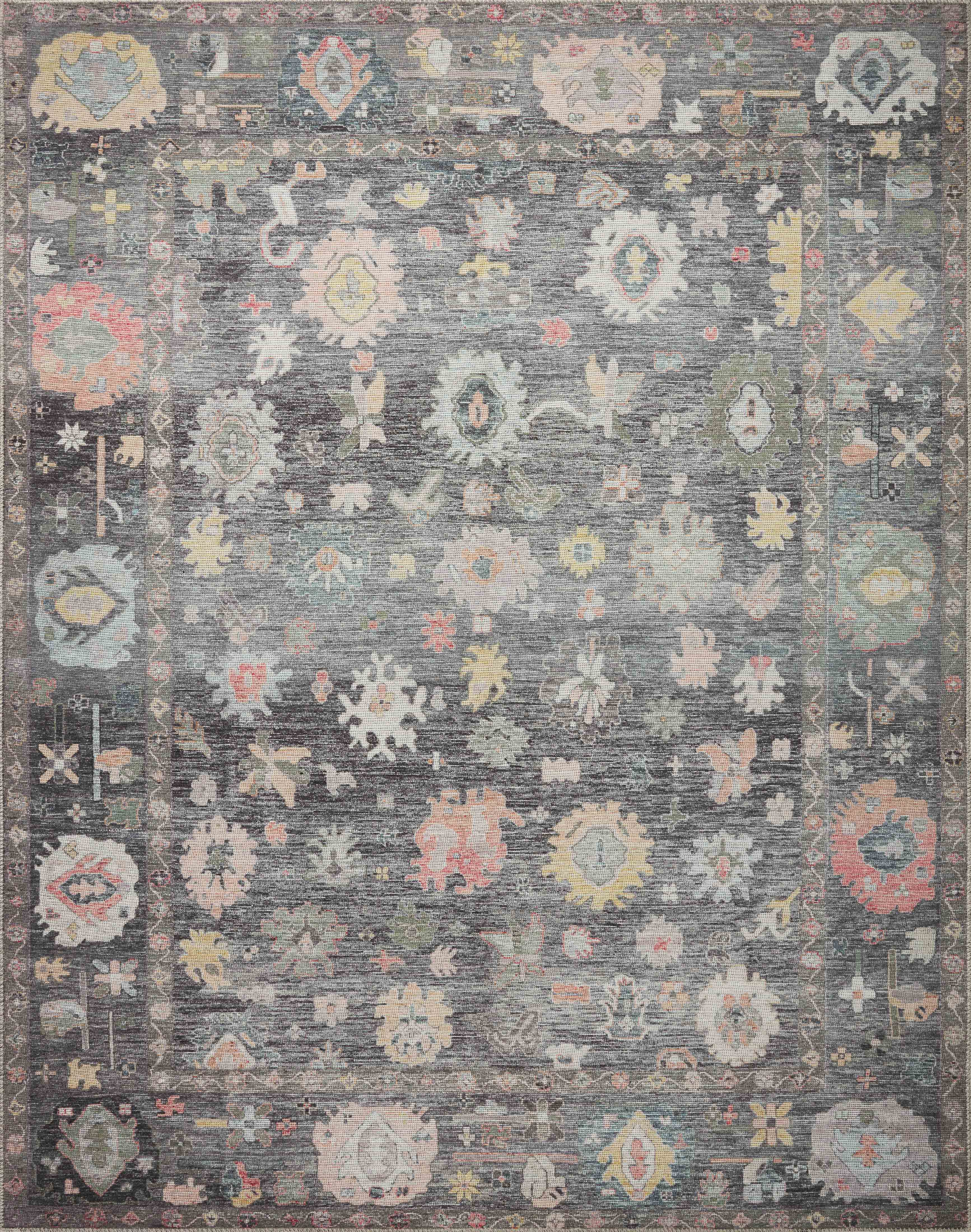 Loloi Elysium ELY-03 Charcoal / Multi Area Rug