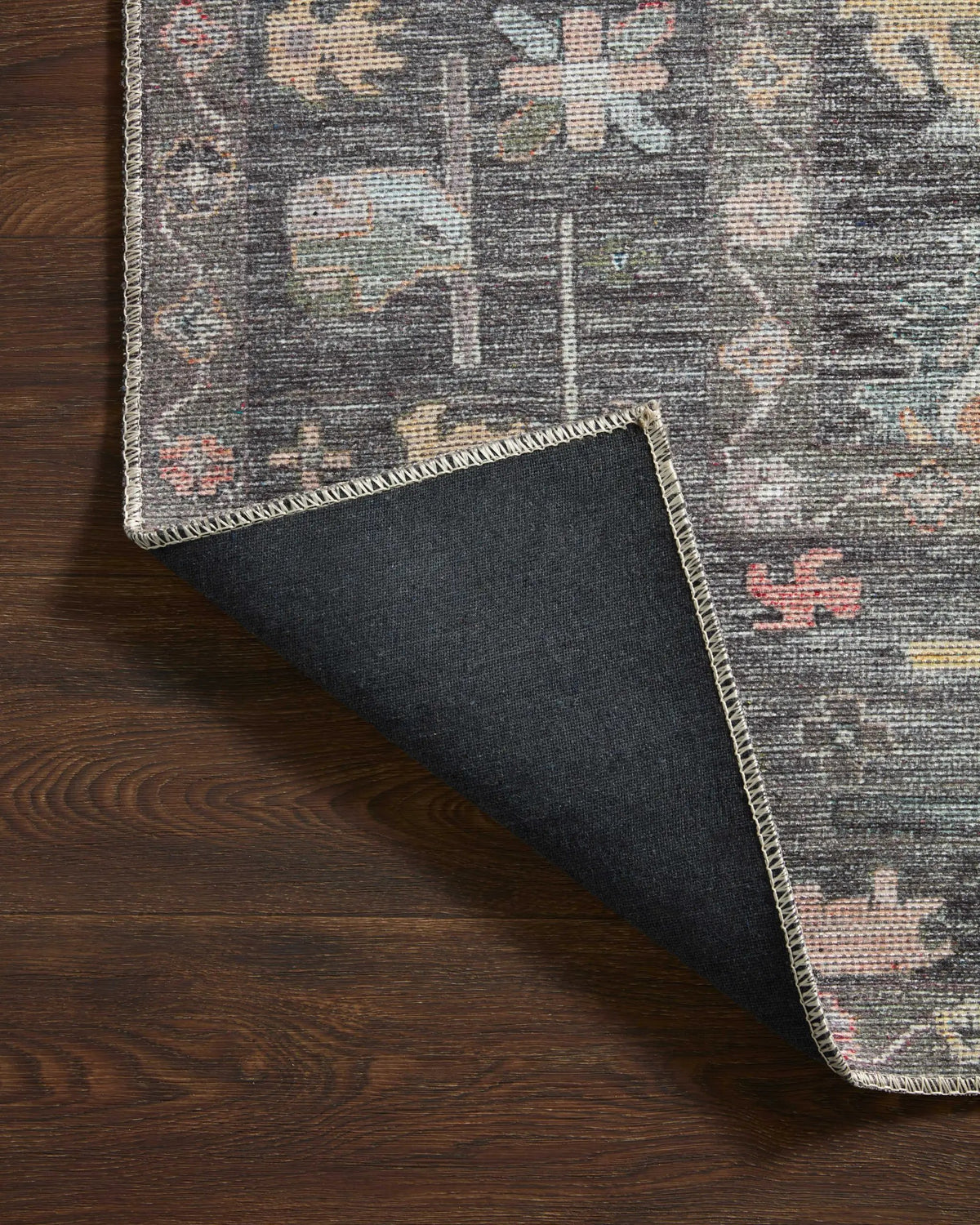 Elysium ELY-03 Charcoal / Multi Area Rug by Loloi