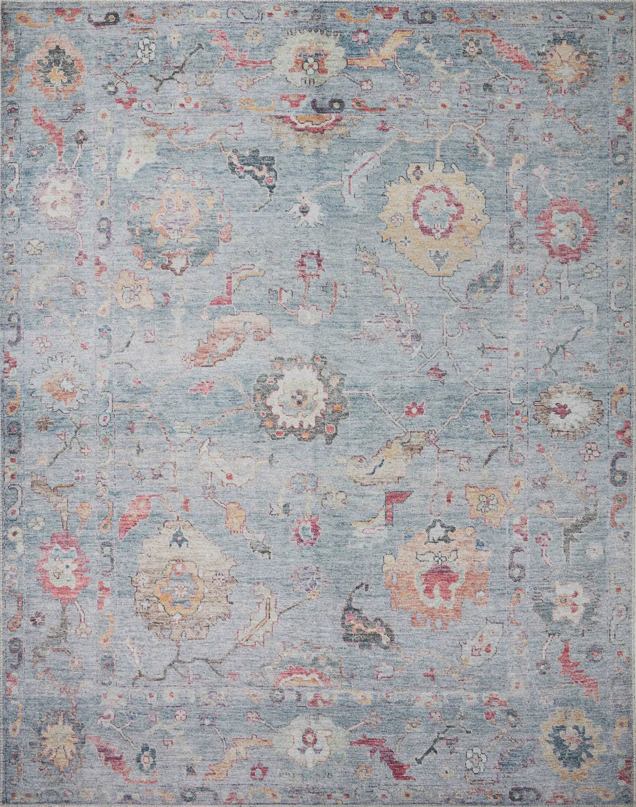 Elysium ELY-04 Denim / Multi Area Rug by Loloi