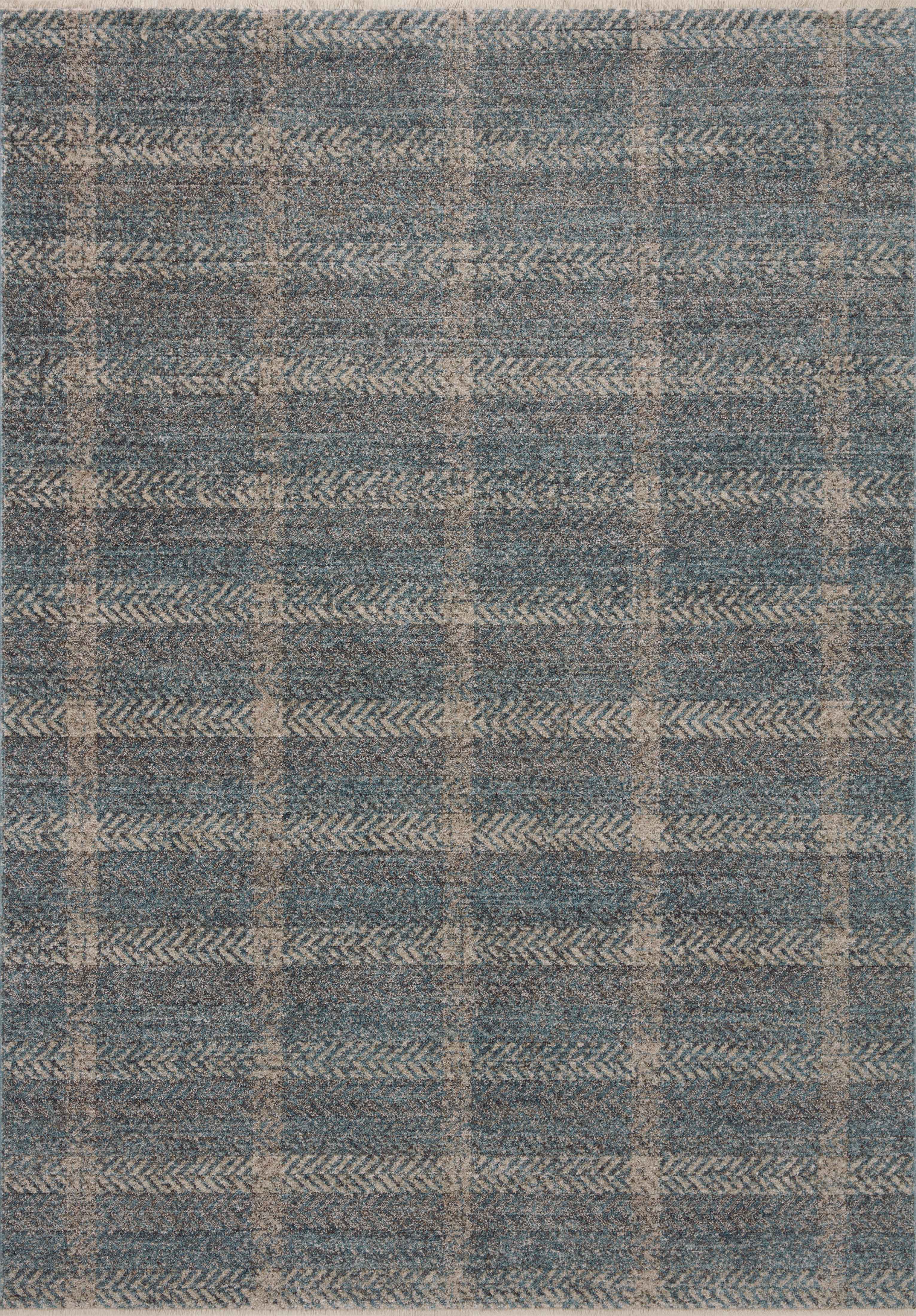 Angela Rose x Loloi Ember EMB-03 Blue / Beige Area Rug