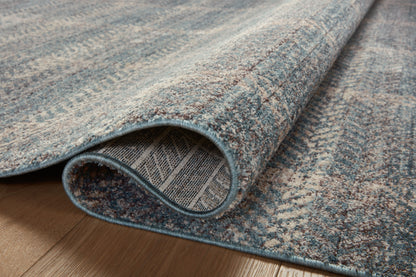 Angela Rose x Loloi Ember EMB-03 Blue / Beige Area Rug
