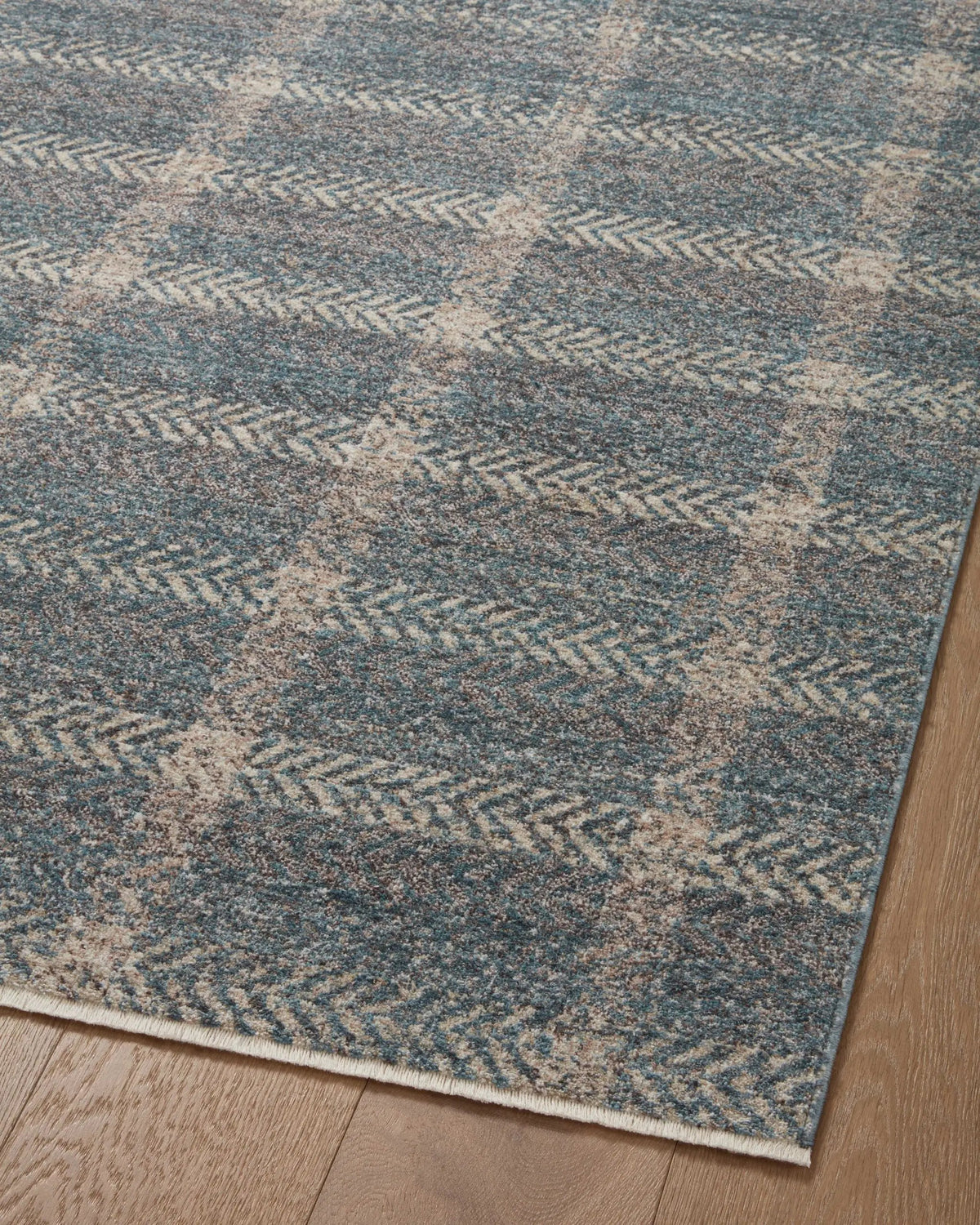 Ember EMB-03 Blue / Beige Area Rug by Angela Rose x Loloi