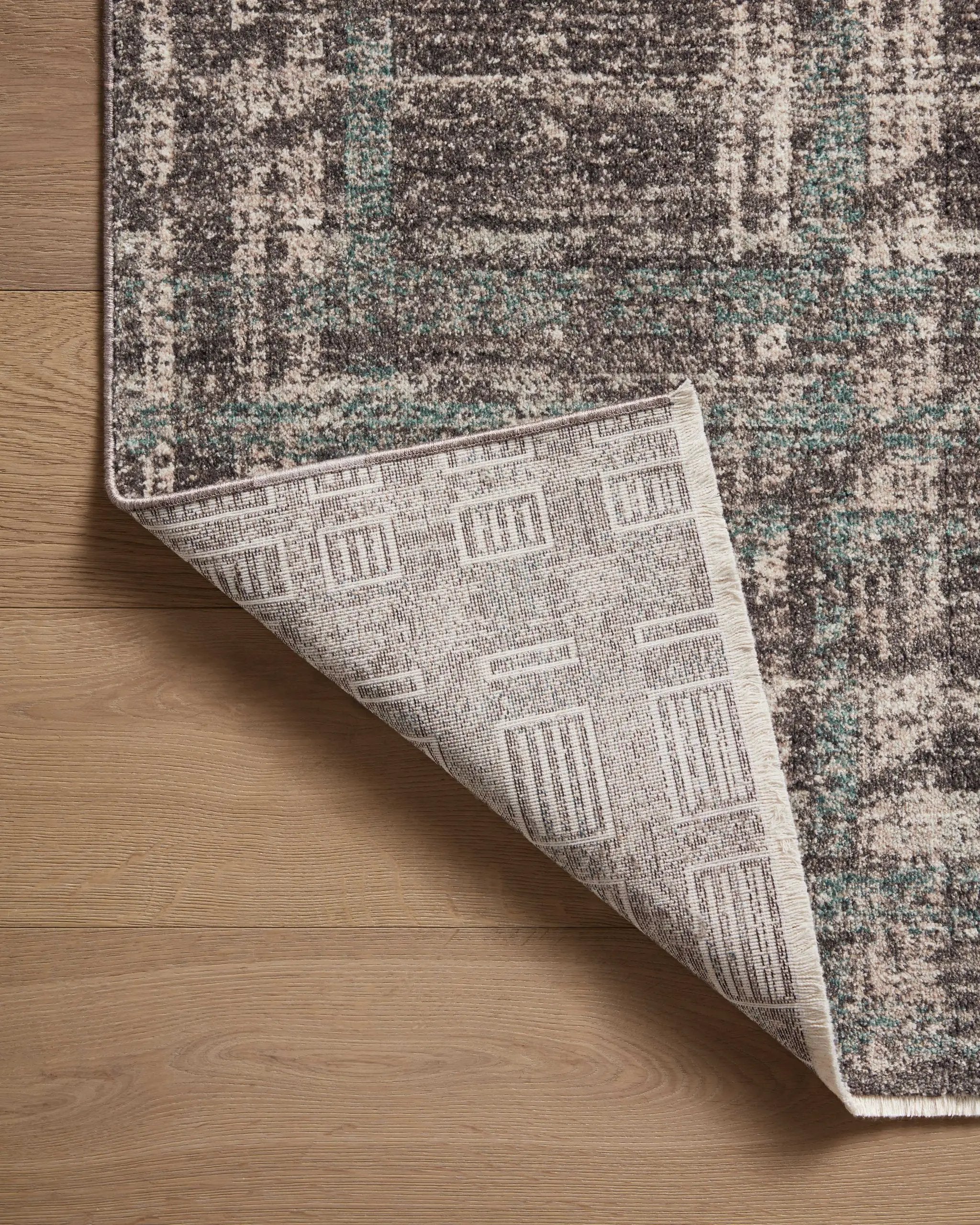 Ember EMB-08 Espresso / Multi Area Rug by Angela Rose x Loloi