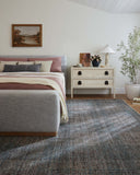 Angela Rose x Loloi Ember EMB-09 Denim / Charcoal Area Rug