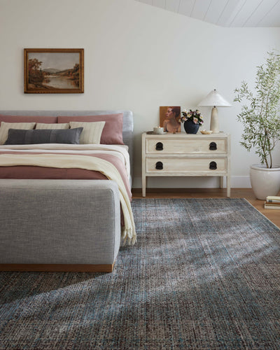 Angela Rose x Loloi Ember EMB-09 Denim / Charcoal Area Rug