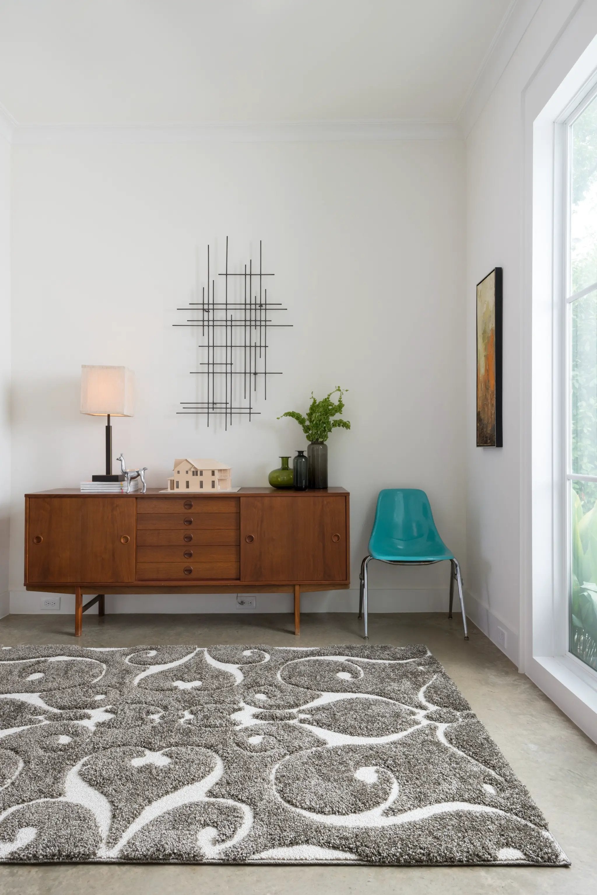 Enchant EN-07 Smoke Area Rug by Loloi