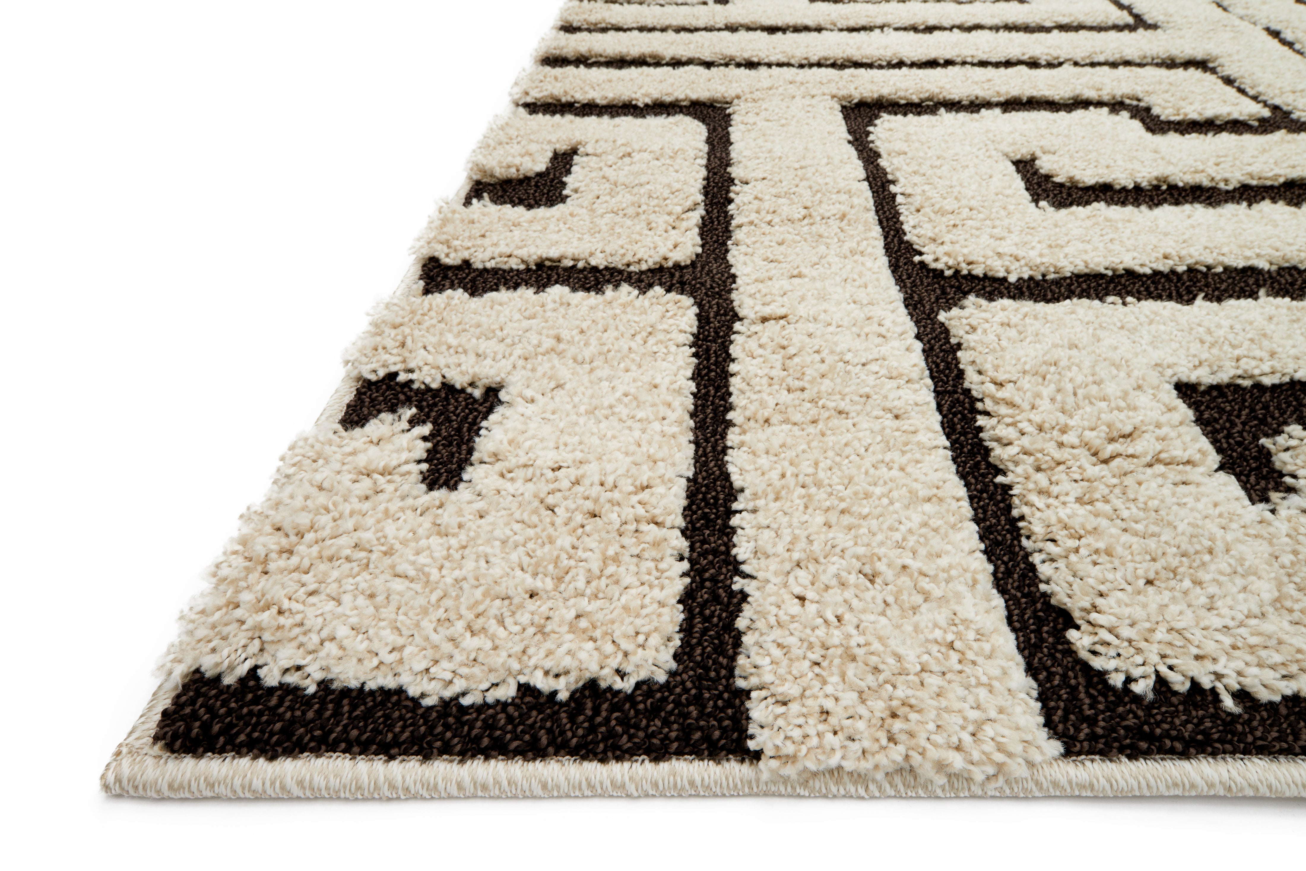 Loloi Enchant EN-28 Ivory / Dark Brown Area Rug