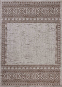 With coffee and gentle dove hues, the Easton ESN-01 Coffee / Dove Area Rug is a power-loomed polypropylene area rug that elevates any room