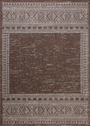 With coffee and gentle dove hues, the Easton ESN-01 Coffee / Dove Area Rug is a power-loomed polypropylene area rug that elevates any room
