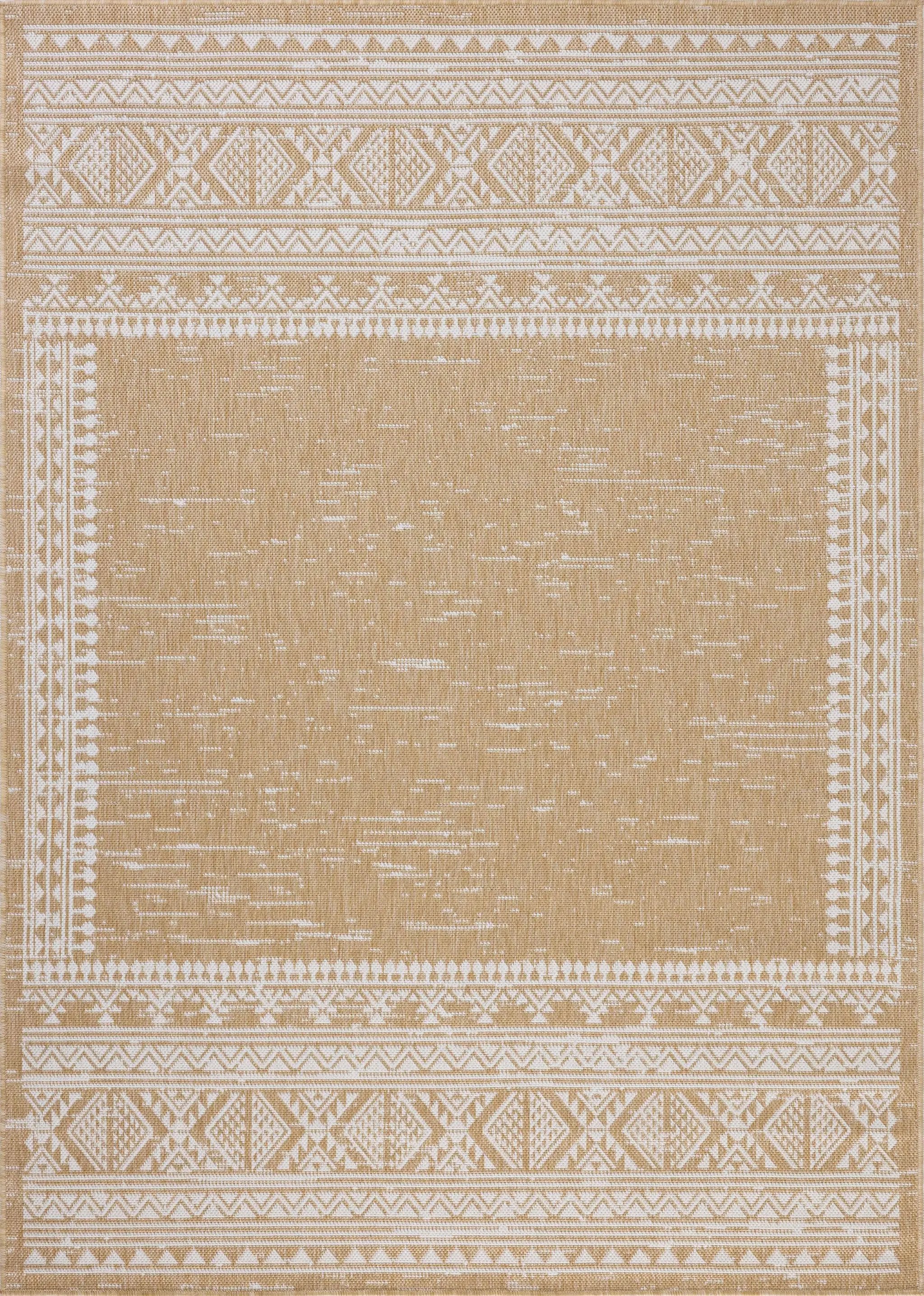 Easton ESN-01 Ivory / Wheat Area Rug by Loloi