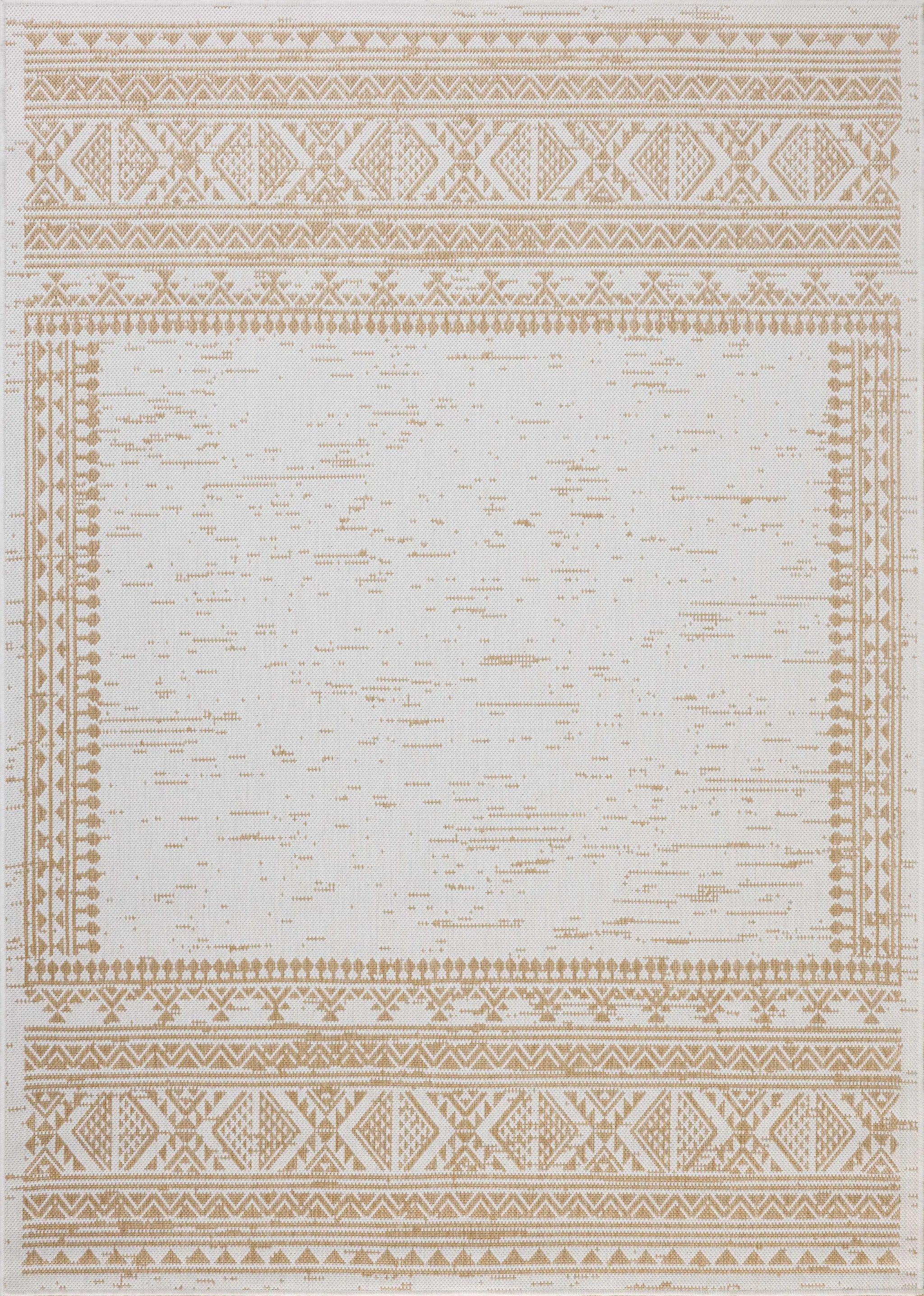 Easton ESN-01 Ivory / Wheat Area Rug by Loloi