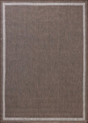 A stunning power-loomed polypropylene area rug, the Easton ESN-02 Dove / Coffee Area Rug features gentle dove and coffee tones for a polished look