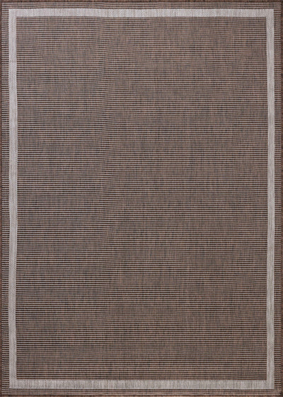 A stunning power-loomed polypropylene area rug, the Easton ESN-02 Dove / Coffee Area Rug features gentle dove and coffee tones for a polished look