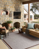 A stunning power-loomed polypropylene area rug, the Easton ESN-02 Dove / Coffee Area Rug features gentle dove and coffee tones for a polished look