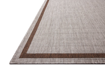 A stunning power-loomed polypropylene area rug, the Easton ESN-02 Dove / Coffee Area Rug features gentle dove and coffee tones for a polished look