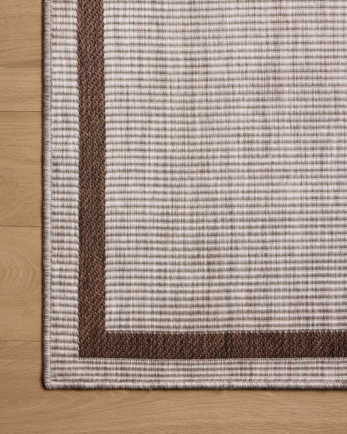 Easton ESN-02 Dove / Coffee Area Rug by Loloi