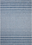The Easton ESN-03 Denim / Ivory Area Rug delivers casual denim and refined ivory beauty in a power-loomed polypropylene area rug
