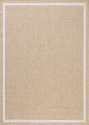 The Easton ESN-05 Wheat / Ivory Area Rug combines golden wheat and refined ivory tones with a power-loomed polypropylene area rug for effortless elegance