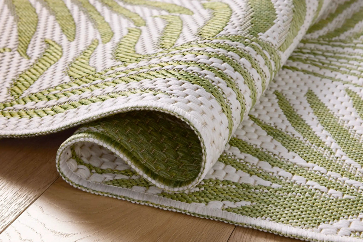 Easton ESN-06 Ivory / Green Area Rug by Loloi