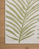 A power-loomed polypropylene area rug with refined ivory and green tones, the Easton ESN-06 Ivory / Green Area Rug adds character to any room
