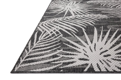 Expertly crafted as a power-loomed polypropylene area rug, the Easton ESN-09 Ivory / Onyx Area Rug captures refined ivory and bold onyx tones beautifully
