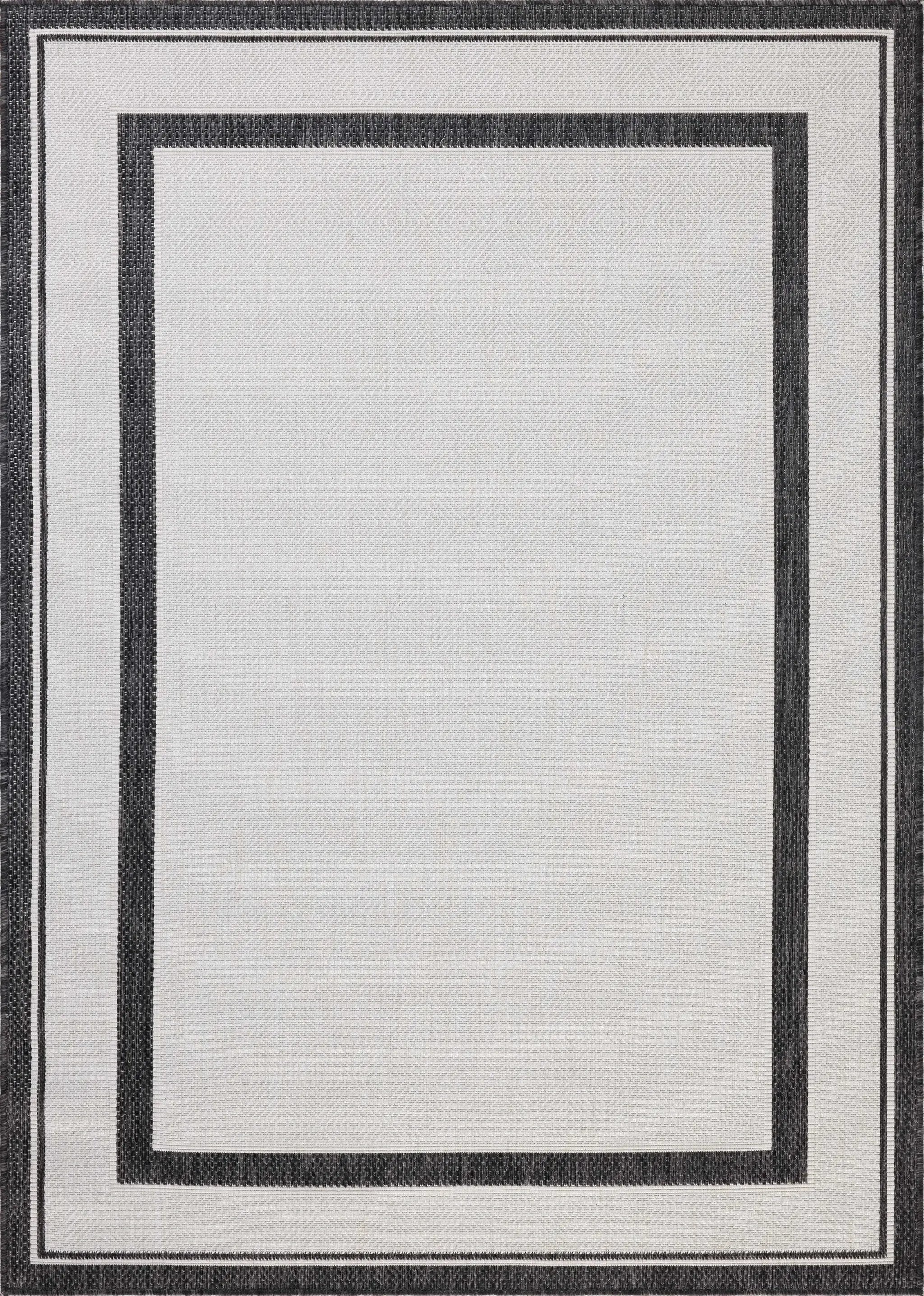 Easton ESN-11 Onyx / Ivory Area Rug by Loloi