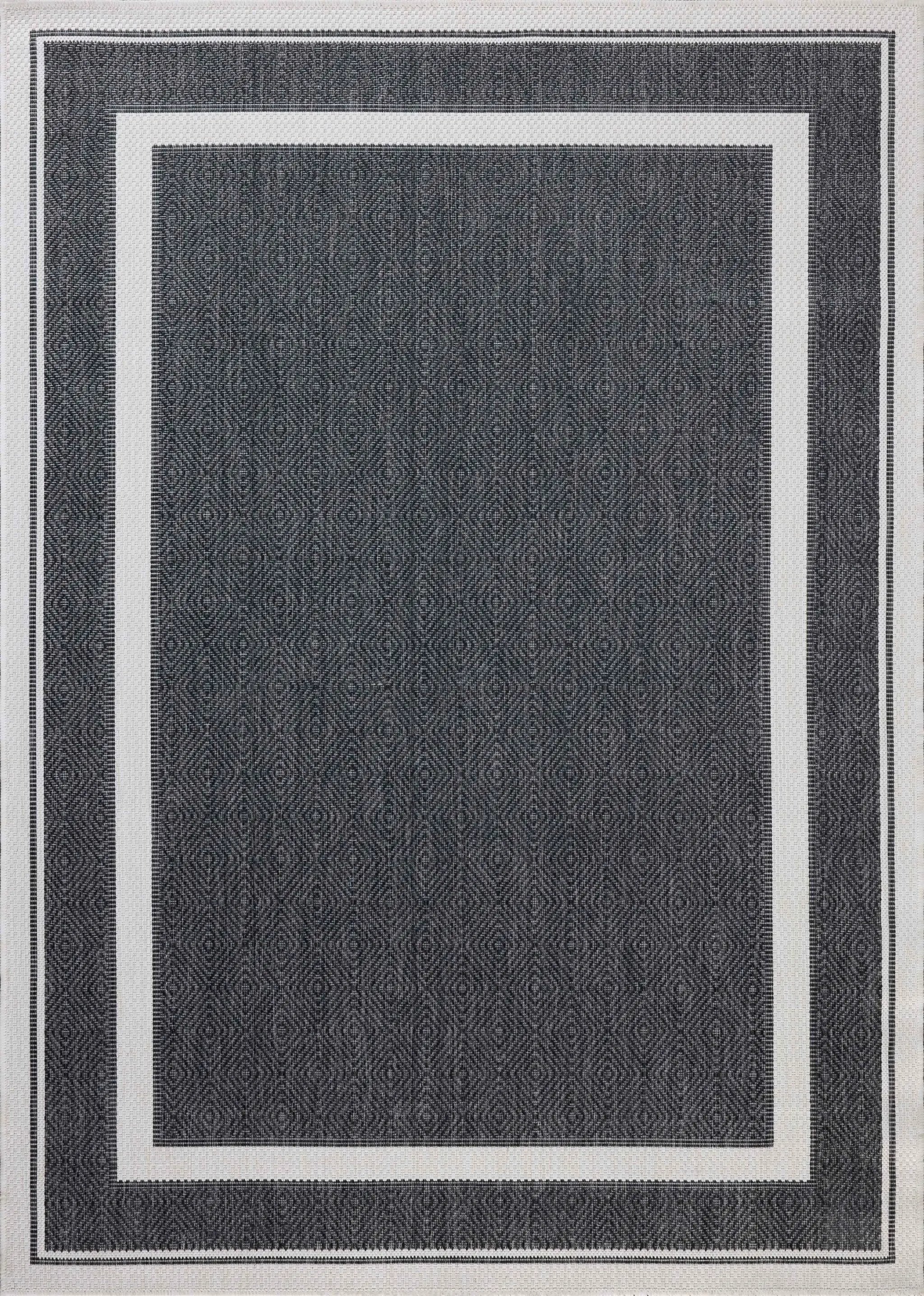 Easton ESN-11 Onyx / Ivory Area Rug by Loloi