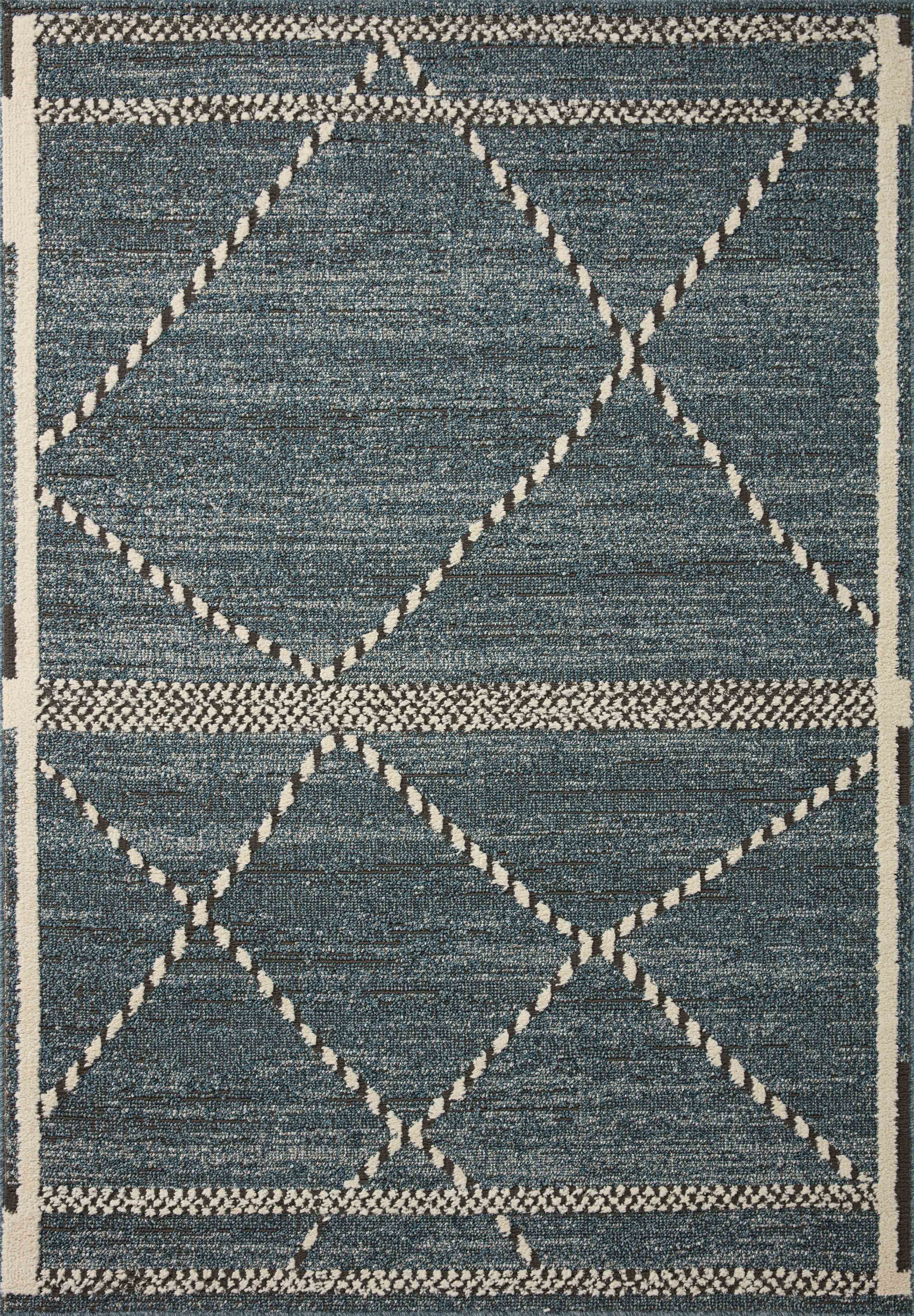Loloi Fabian FAB-01 Denim / Charcoal Area Rug
