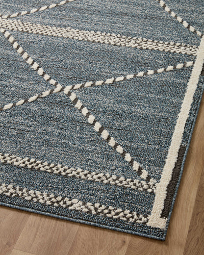 Loloi Fabian FAB-01 Denim / Charcoal Area Rug