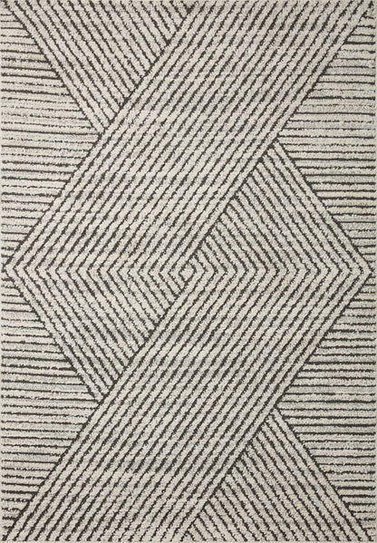 Loloi Fabian FAB-06 Charcoal / Ivory Area Rug