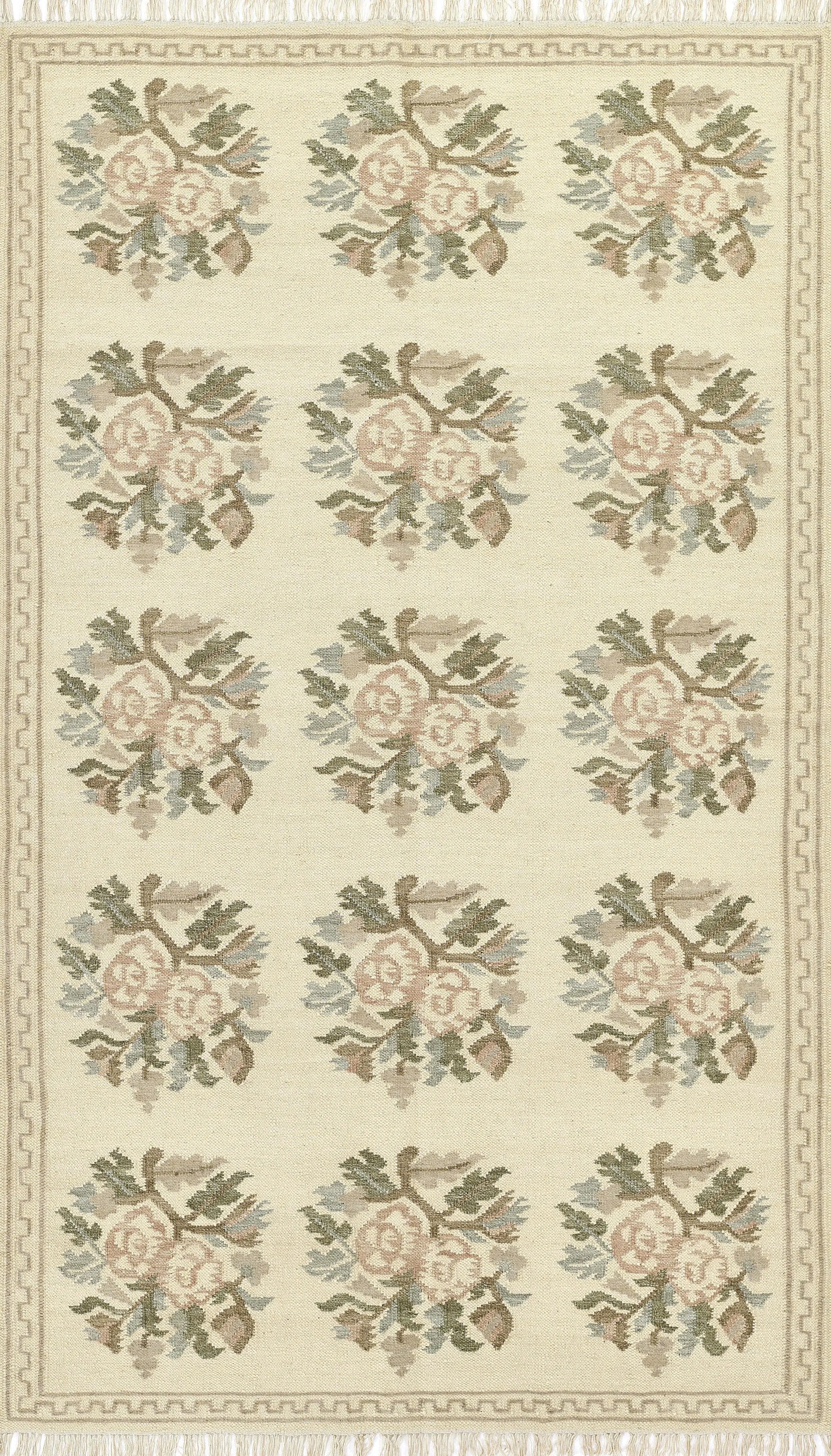 Florence FLO-1 Ivory Area Rug by Momeni