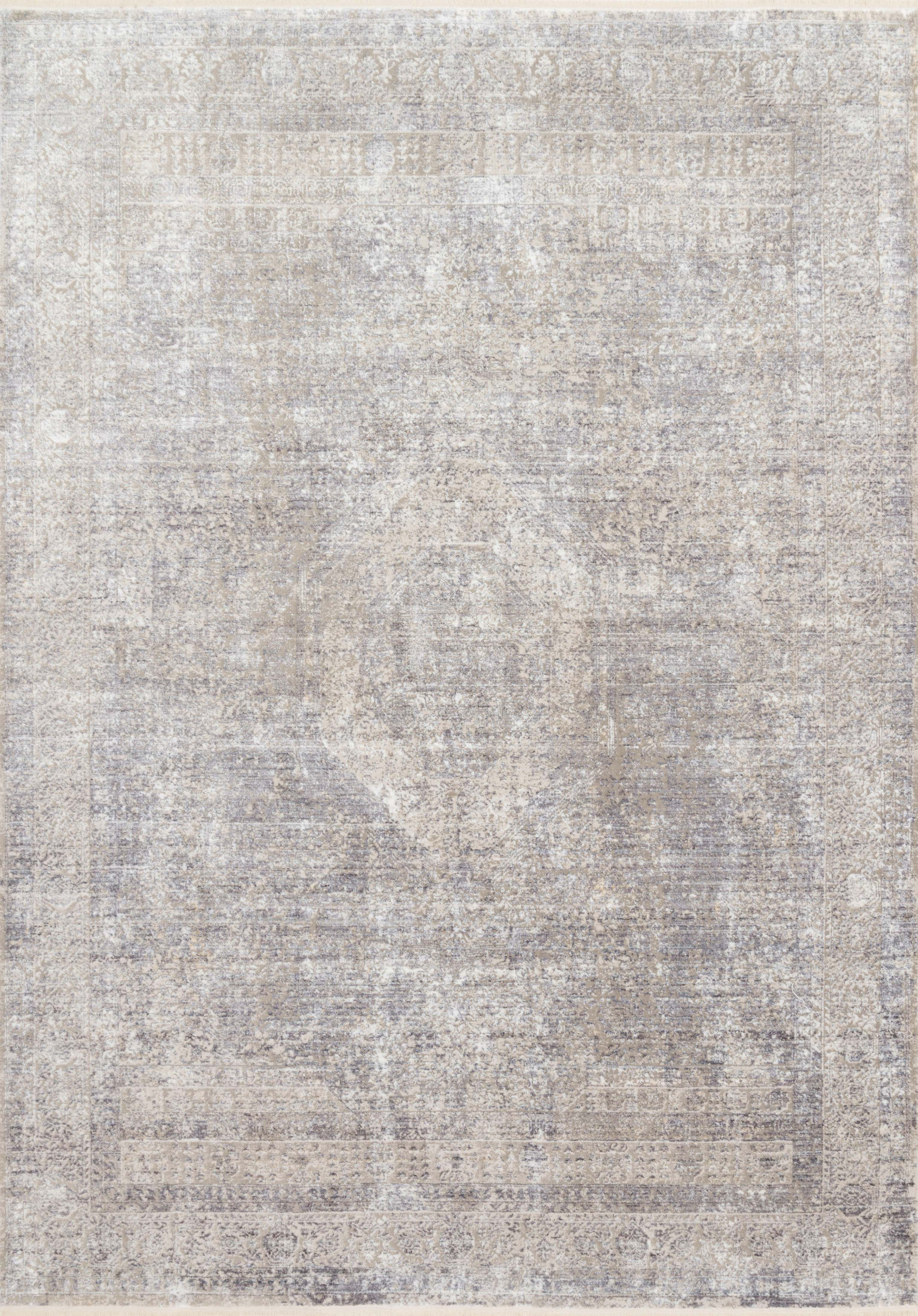 Loloi Franca FRN-01 Silver / Pebble Area Rug