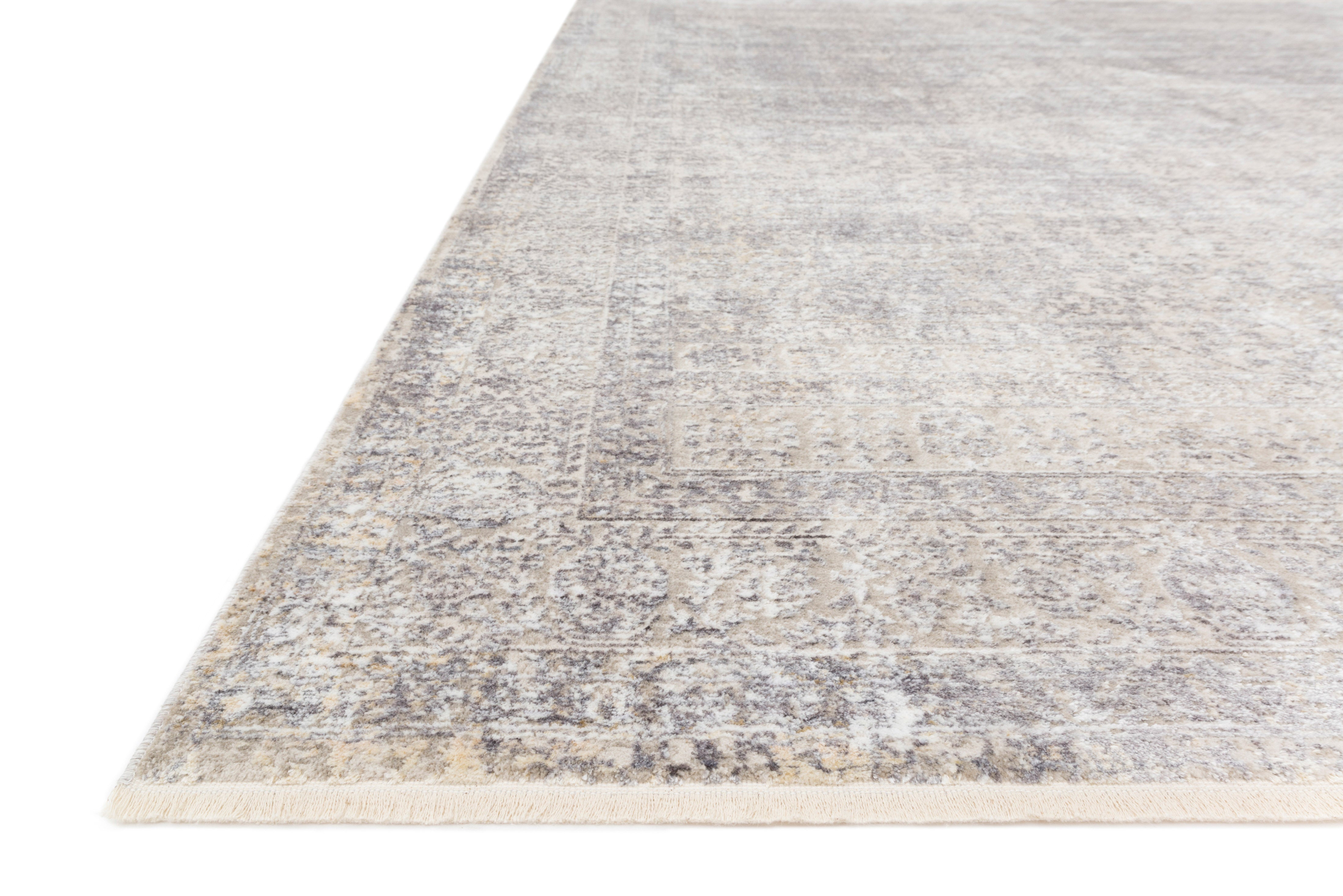 Loloi Franca FRN-01 Silver / Pebble Area Rug