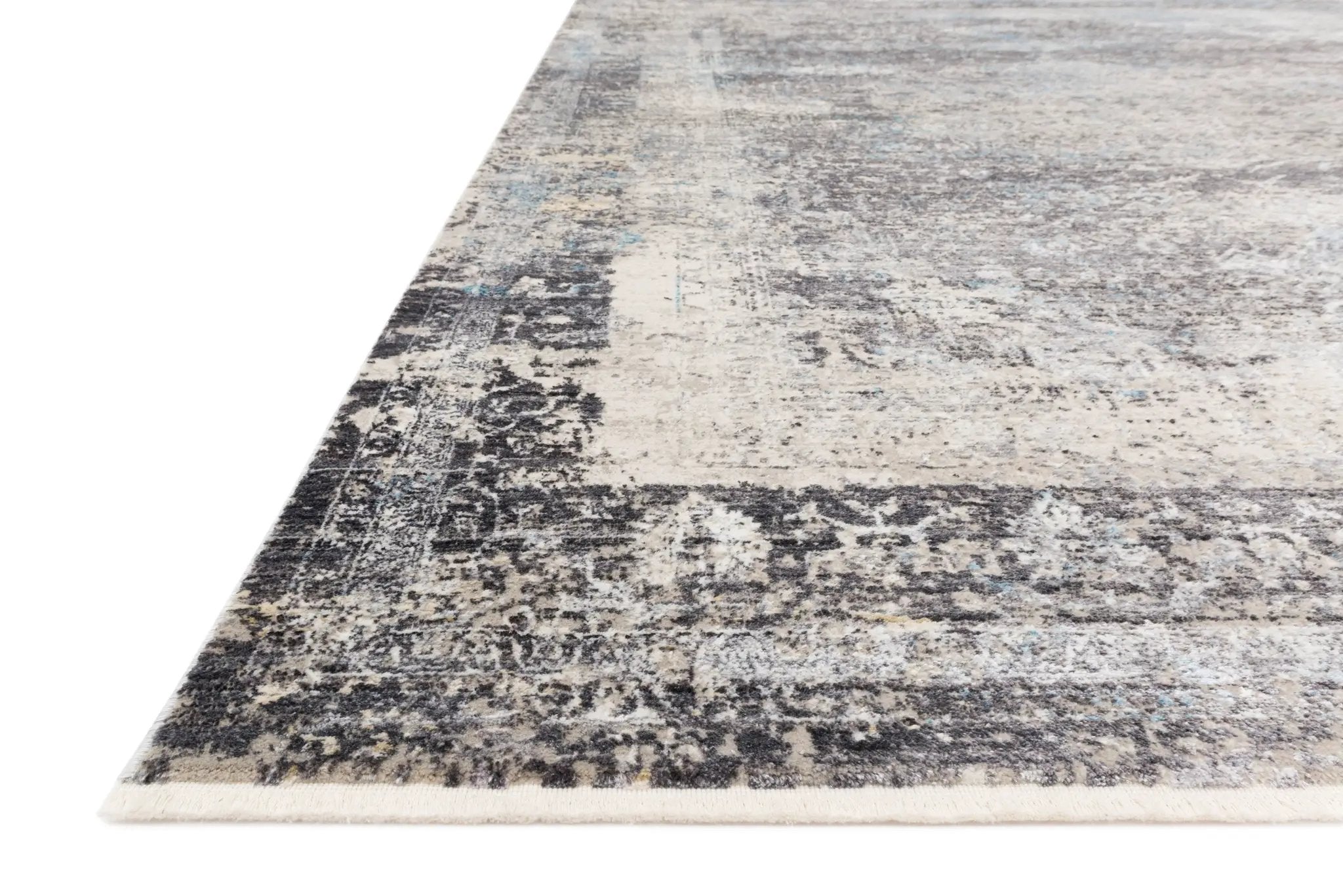 Franca FRN-03 Charcoal / Sky Area Rug by Loloi